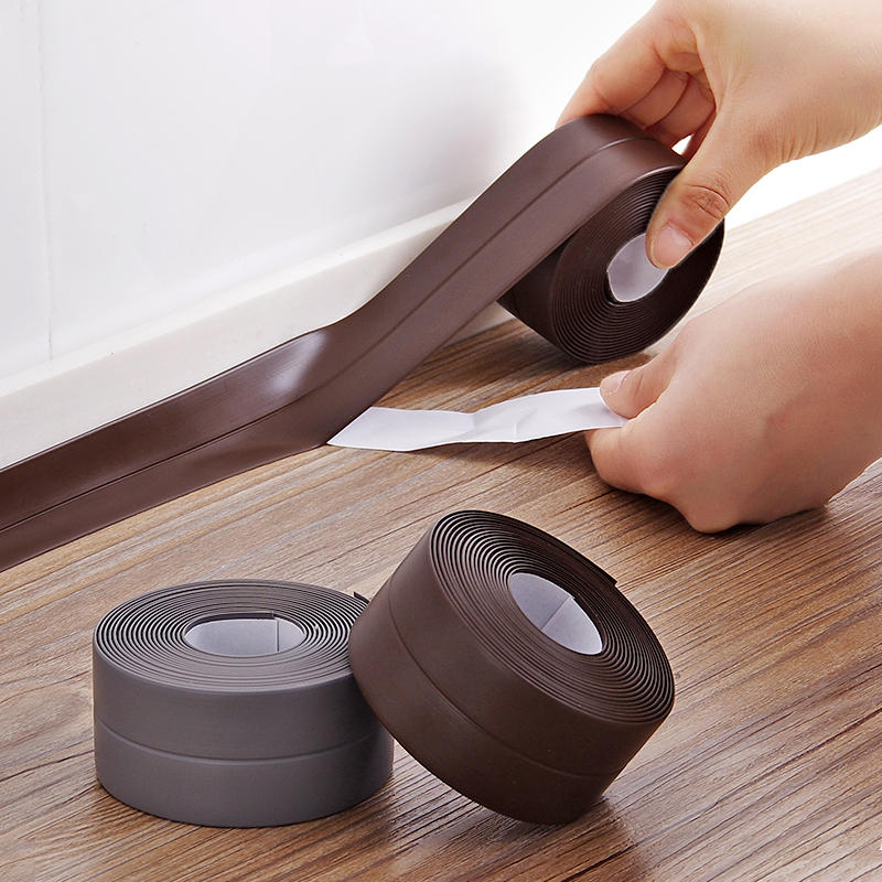 3.8mm Kitchen Bathroom Self Adhesive Wall Seal Ring Tape Waterproof Tape Mold Proof Edge Trim Tape Accessory