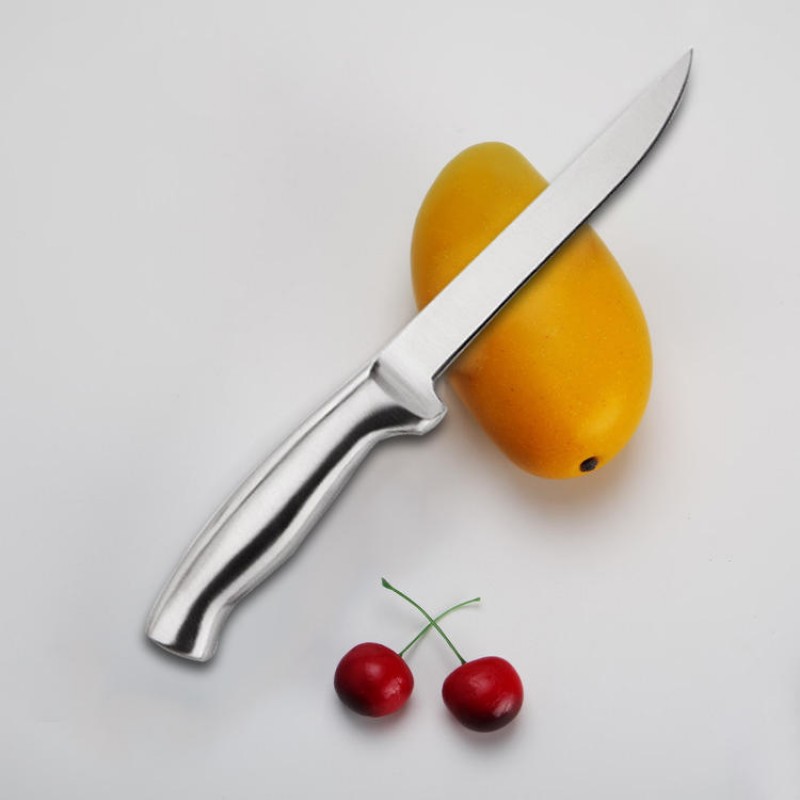 KF-23 Silver High Quality Stainless Steel Fruit Meat Easy Cutting Paring Sharp Kitchen Knife