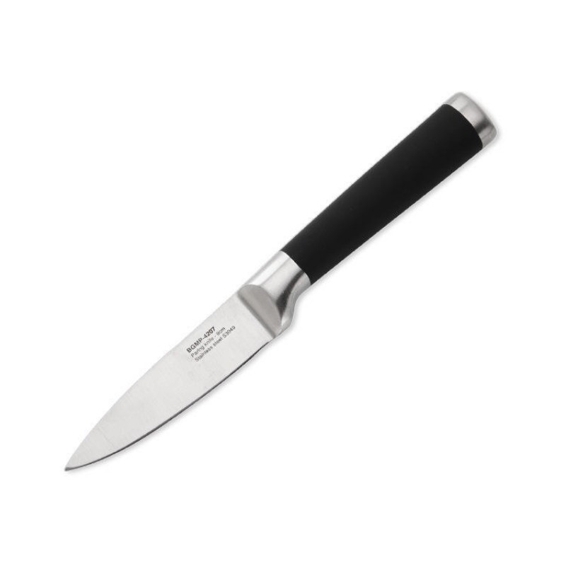 Portable Black High Quality Stainless Steel Knife Fruit Easy Cutting Paring Sharp Kitchen Knife