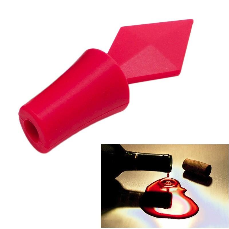 Poker Shaped Wine Stopper 1 Piece Silicone Vacuum Sealed Wine Stopper Bar Tools