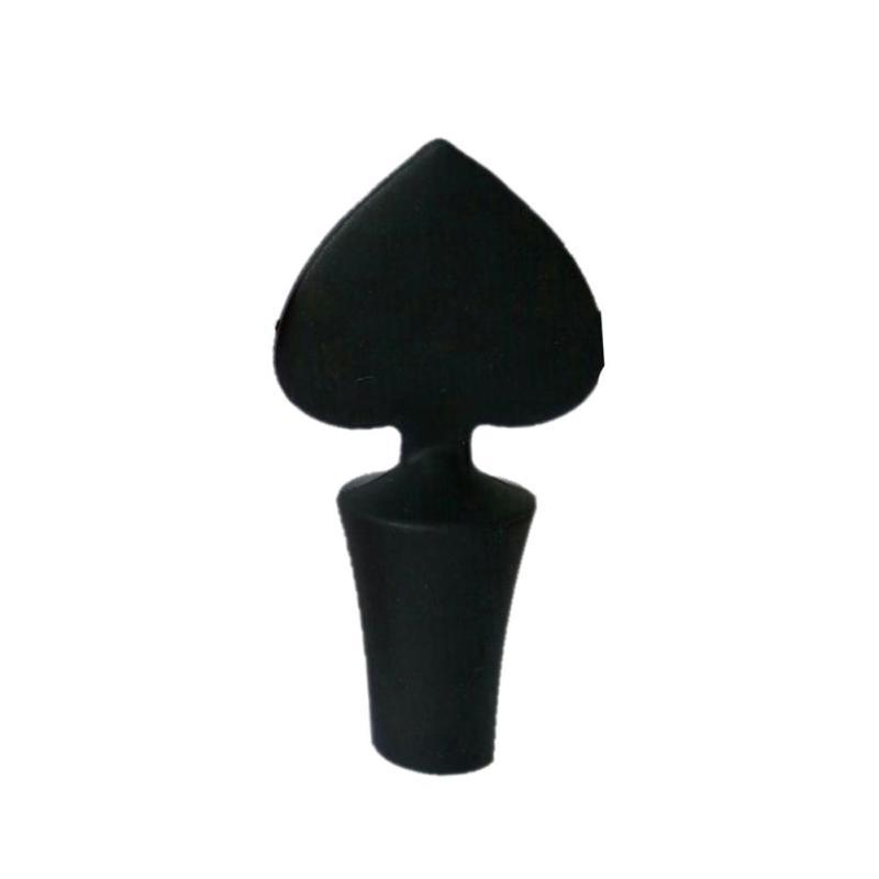 Poker Shaped Wine Stopper 1 Piece Silicone Vacuum Sealed Wine Stopper Bar Tools