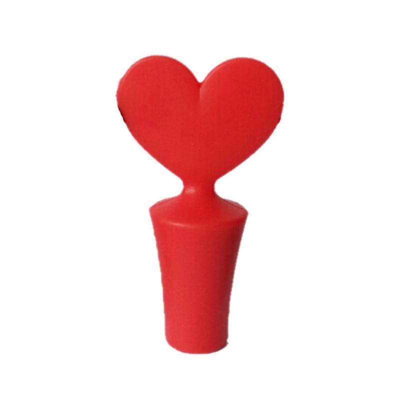 Poker Shaped Wine Stopper 1 Piece Silicone Vacuum Sealed Wine Stopper Bar Tools