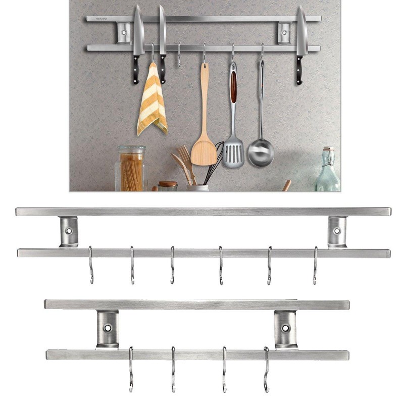 300mm / 450mm Strong Magnetic Kitchen Knife Holder Wall Mounted Organizer Rack