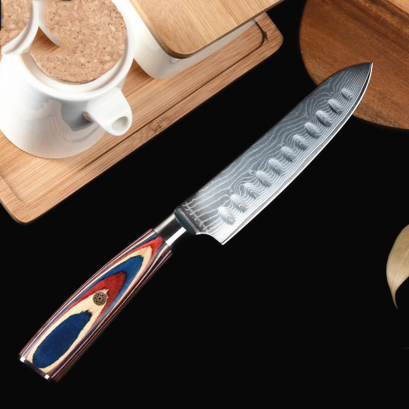 4Pcs XYJ VG10 Damascus Kitchen Knife Sets Paring Utility Slicing Chef Knife 67 Layer Japanese Damascus Kitchen Cooking Tools + Cover