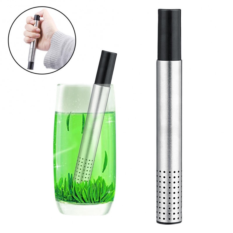 Creative Stainless Steel Tea Filter Tea Strainer Stick Tea Infuser Portable Tea Coffee Teapot Filter