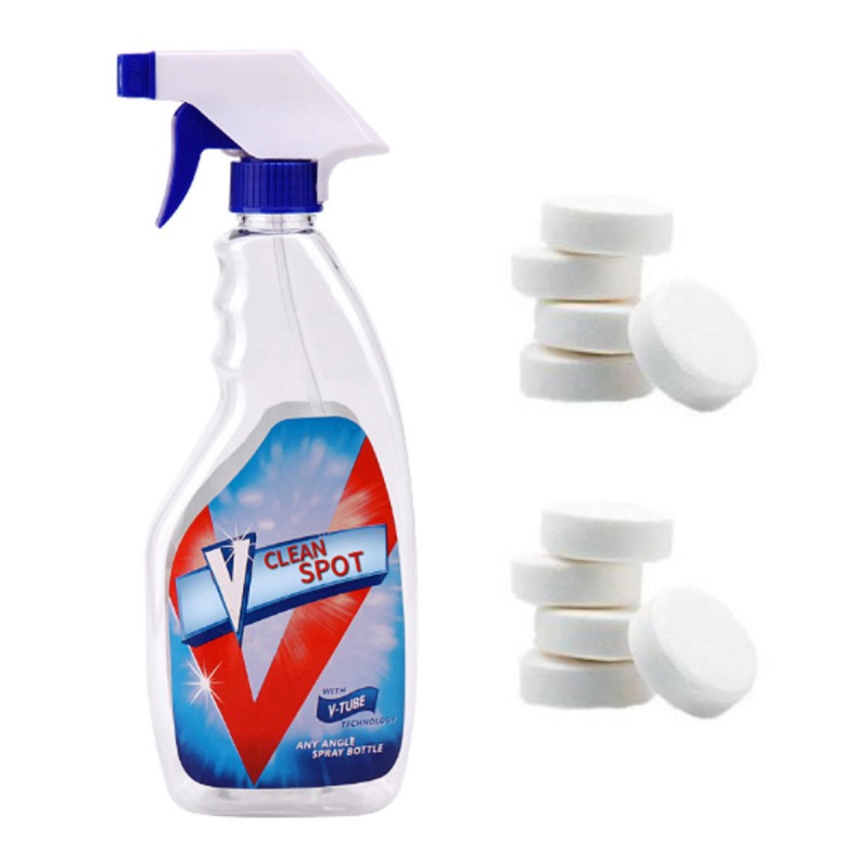 Multifunctional Effervescent Spray Cleaner Home Cleaning 1 Set 1 Bottle + 10Pcs Spray Cleaner