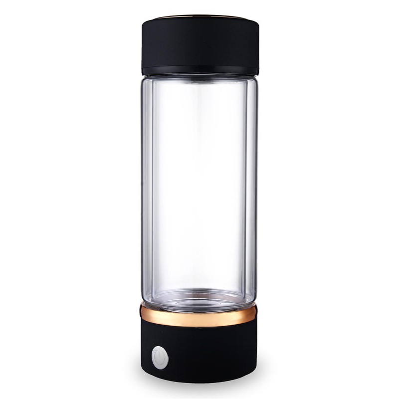 420ml Portable USB Hydrogen-Rich Water Ionizer Maker Generator Energy Bottle Cup Water Bottle