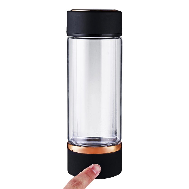 420ml Portable USB Hydrogen-Rich Water Ionizer Maker Generator Energy Bottle Cup Water Bottle