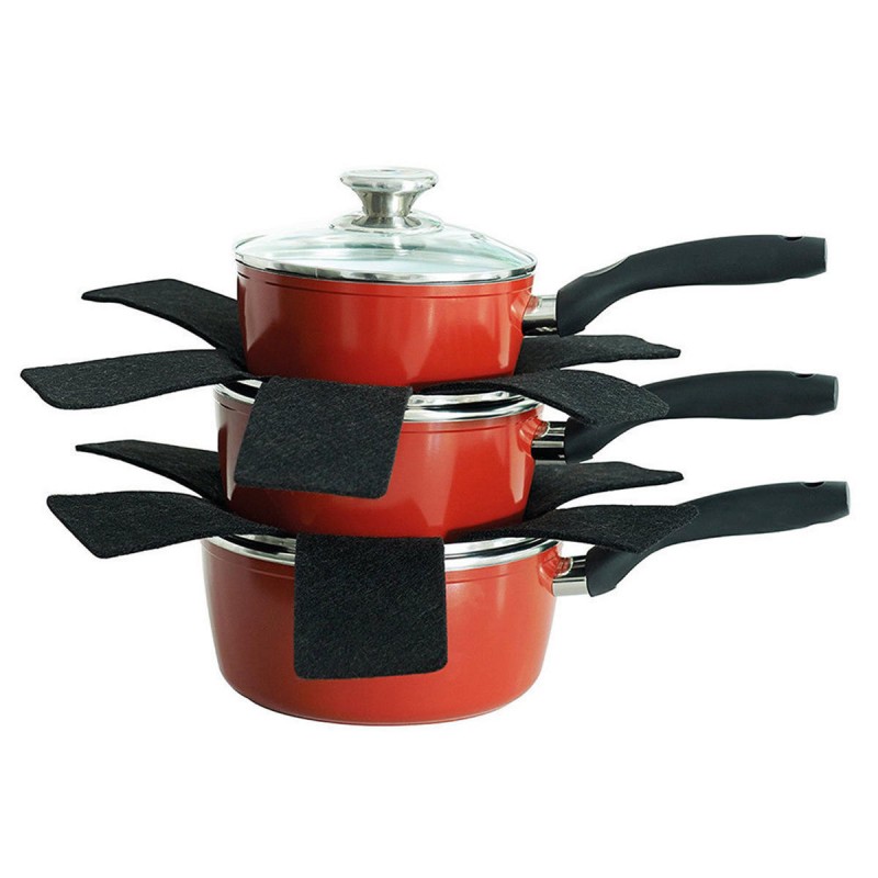 8Pcs Pot Pan Separator Protector Preserves Non Stick Cooking Surface Placemat 32/38/42cm