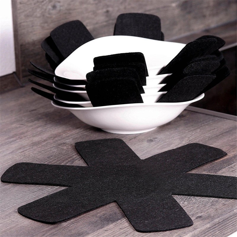 8Pcs Pot Pan Separator Protector Preserves Non Stick Cooking Surface Placemat 32/38/42cm