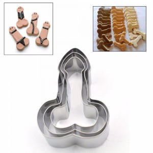 Stainless Steel Willy Penis Cookie Cutter Baking M...