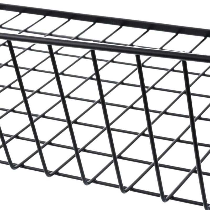 Iron Rack Hanging Shelf Kitchen Free Punch Storage Basket Portable Cabinets Kitchen Storage Rack Chopping Holder Space Saver Organizer Cupboard