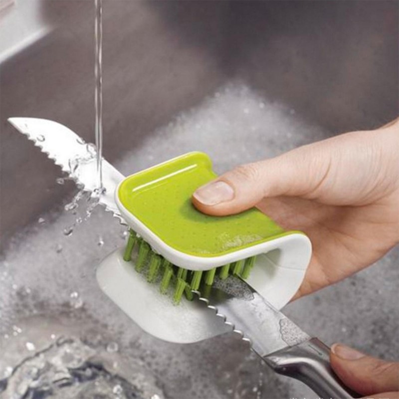Knife Chopsticks Fork Cleaning Brushes Washer Dish Kitchen Cutlery Washing Tool